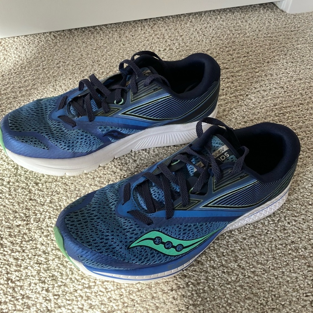 Saucony Kinvara 9 running shoe blue 8.5